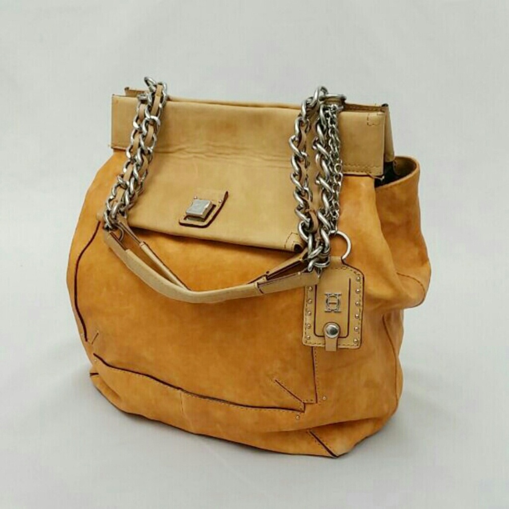 Olivia Harris designer leather handbag