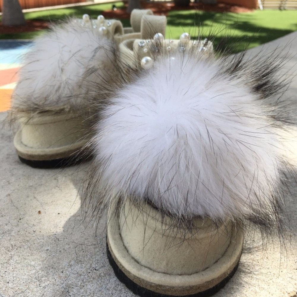Winter / Fall felt shoes, hand made, SIZE 5