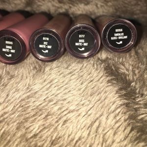 HEMP, BOSS, SWAG, SMOOCH, and PEACH LIPSTICK