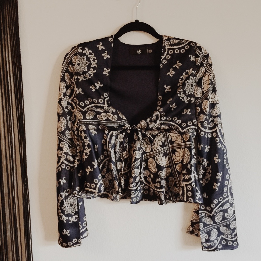 Tie Front Blouse