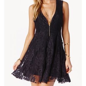 FREE PEOPLE BLACK DRESS
