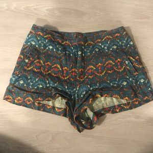 Free people Aztec shorts