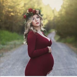 Sew Trendy Emerlie gown in "Wine"