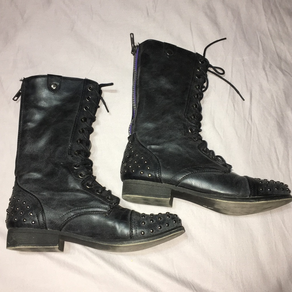 Madden girl combat boots