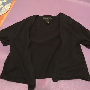 Geoffrey Bean short sleeve crop sweater