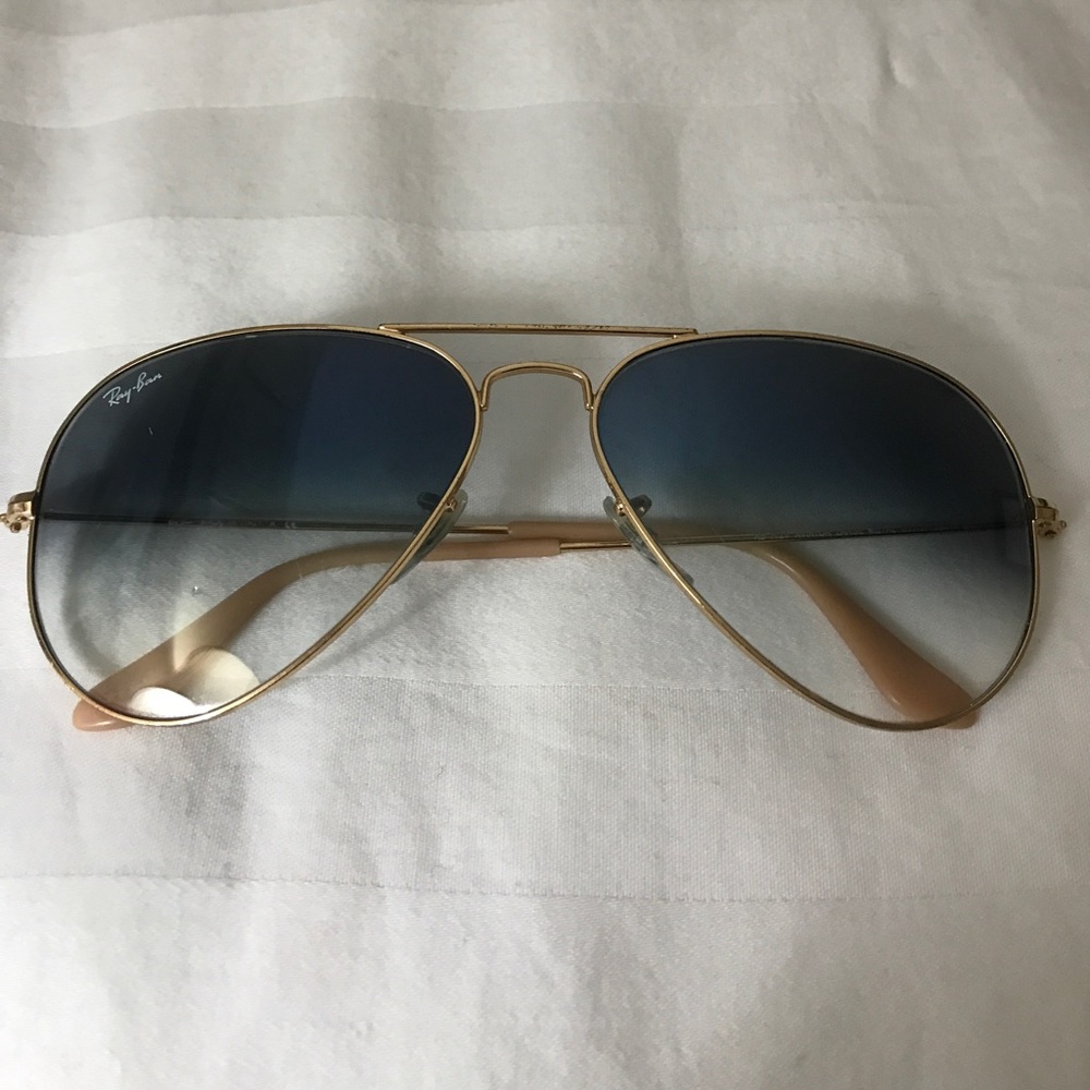 Ray ban blue gradient aviators