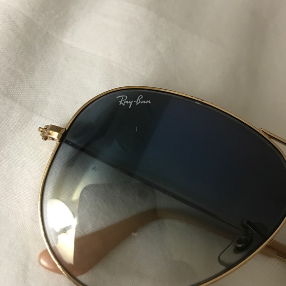 Ray ban blue gradient aviators