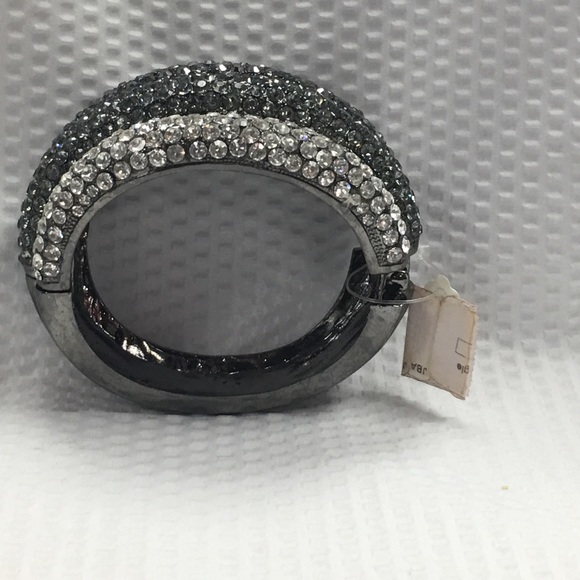 Seriously Chunky Crystal Hinged Bracelet - Picture 5 of 7