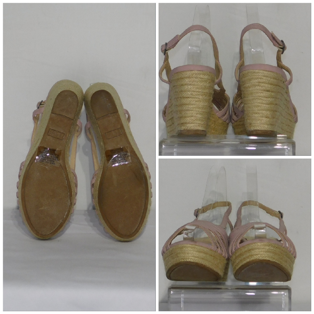 ELLE, Jute Braided Wedge, Strappy Slingback, 8.5 - Picture 6 of 8