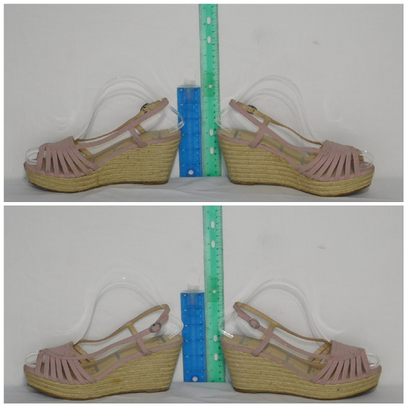 ELLE, Jute Braided Wedge, Strappy Slingback, 8.5 - Picture 5 of 8
