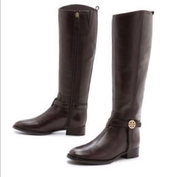 Tory Burch Shoes - Black Tory Burch Bristol Riding Boot