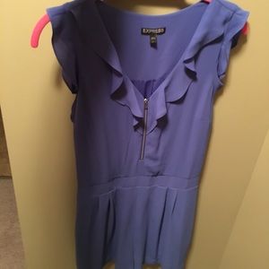 Express blue romper