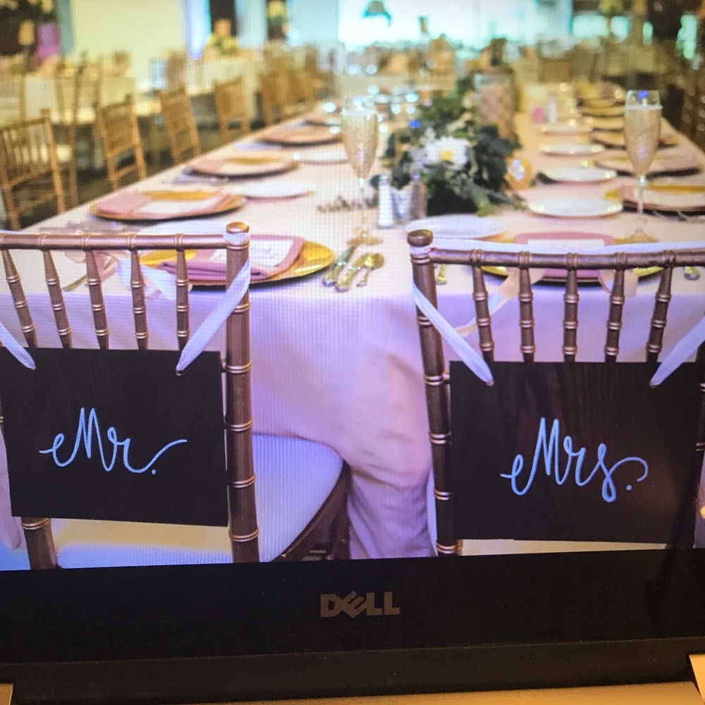 Wedding signs