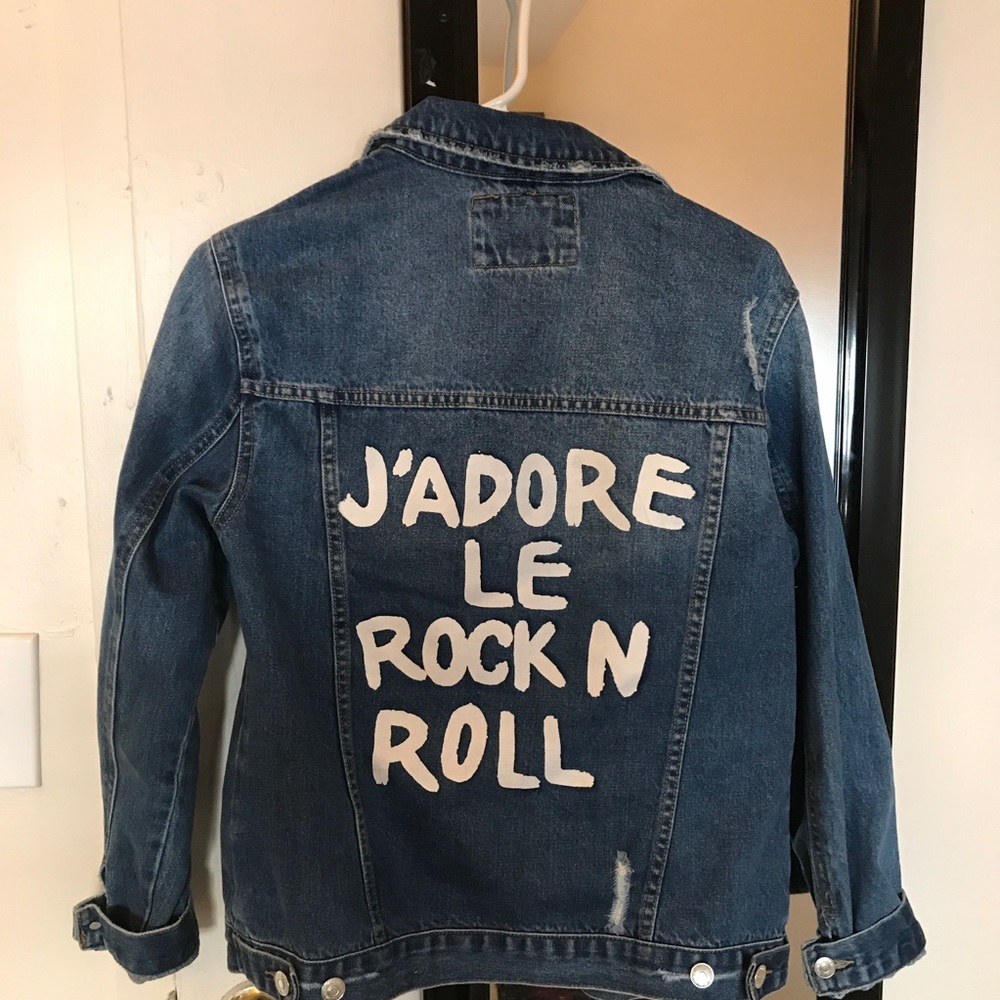 FOREVER 21 J'adore Le Rock N Roll Jacket