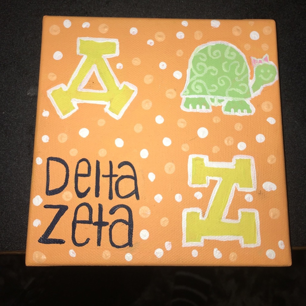 Delta Zeta 6 x 6 Canvas