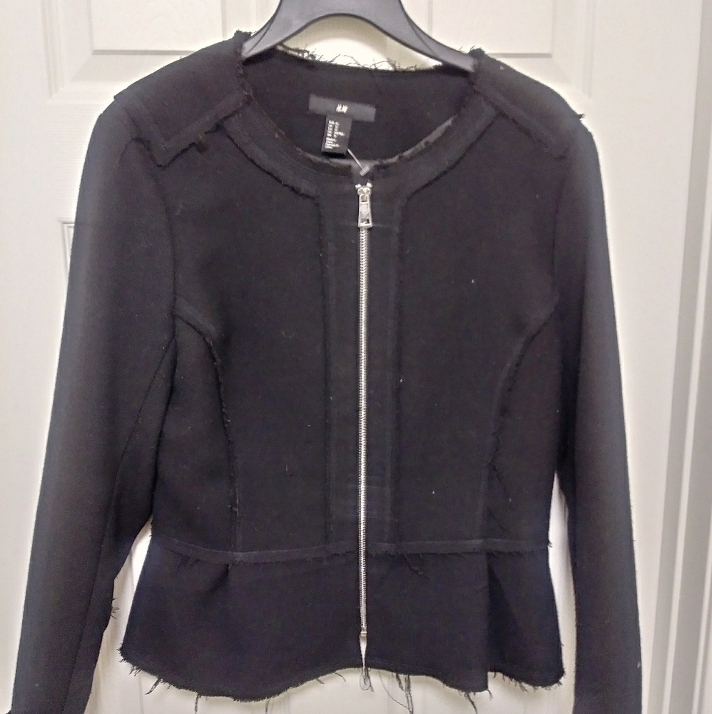 H&M Peplum layered jacket