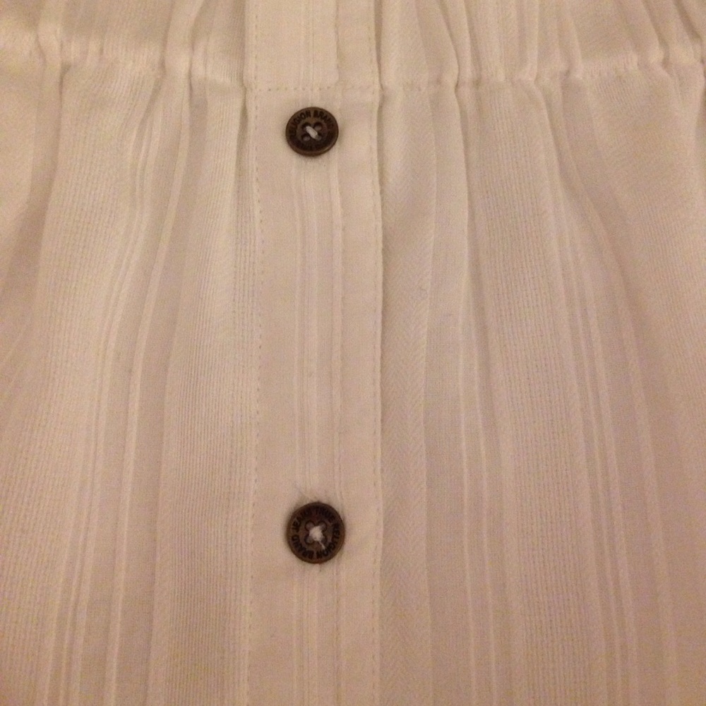 LAST 1!!! True Religion Off shoulder button blouse - Picture 4 of 6