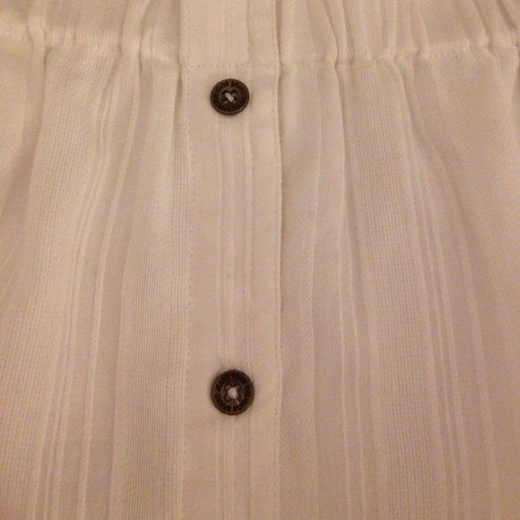 LAST 1!!! True Religion Off shoulder button blouse - Picture 4 of 6