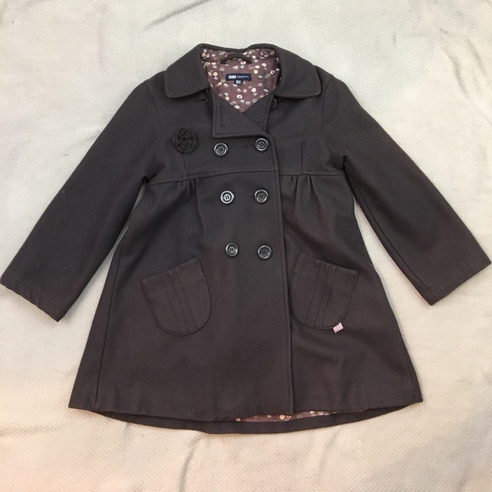 Kids winter trench/ pea coat