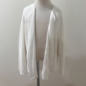 J. Jill white cardigan