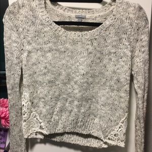 Charlotte Russe knit cropped sweater