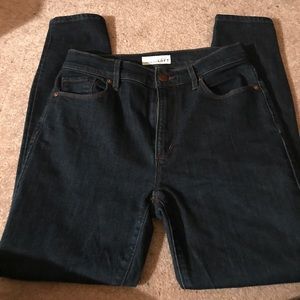 Loft high waist skinny ankle