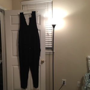 Black full length jumpsuit