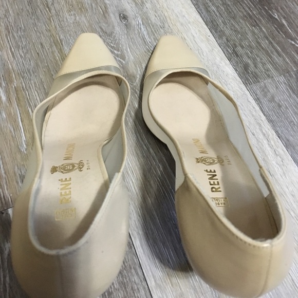 RENÉ MANCINI PARIS • Nude/Mesh Heels - Picture 5 of 8