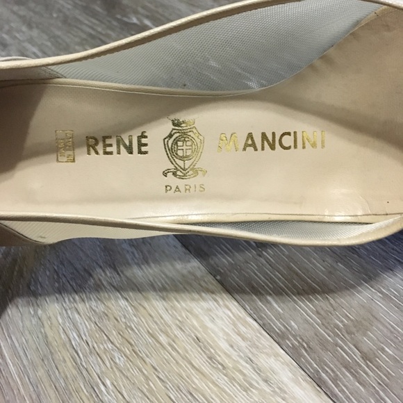 RENÉ MANCINI PARIS • Nude/Mesh Heels - Picture 6 of 8