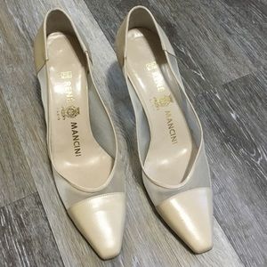 RENÉ MANCINI PARIS • Nude/Mesh Heels