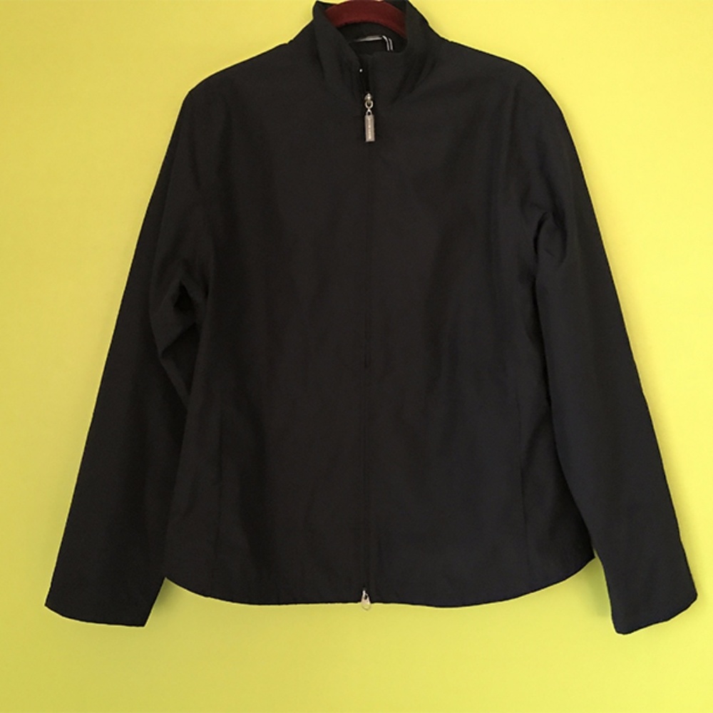 Cutter & Buck Long Sleeve Zip Black Jacket M