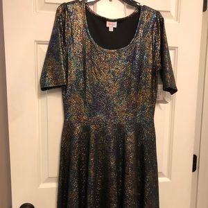 NWT Elegant Lularoe Nicole Dress - XL