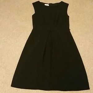 Talbots Black A-line Dress Sz 8