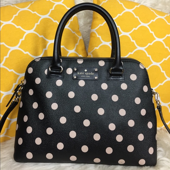 kate spade Handbags - 🌸OFFERS?🌸Kate Spade All Leather PolkaDot Satchel