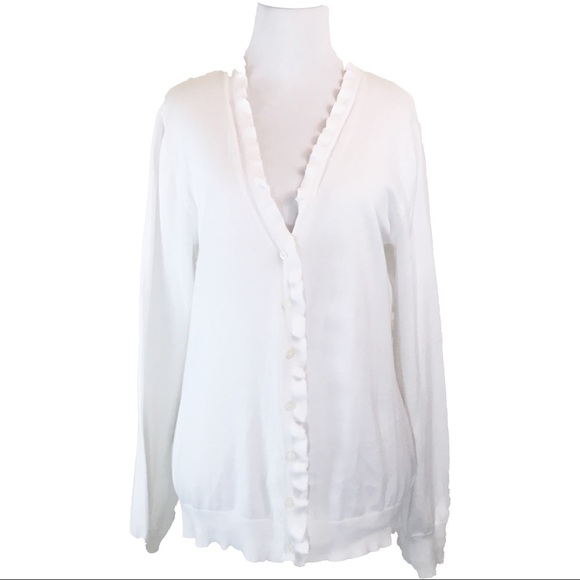 Ralph Lauren Sweaters - Ralph Lauren White Cardigan