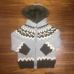NWOT Toddler Fair Isle Zip Up