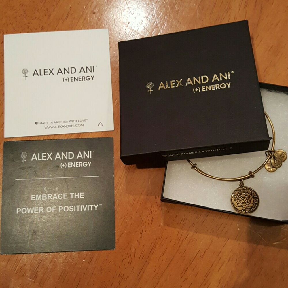 ALEX AND ANI (+) ENERGY GOLD BRACELET