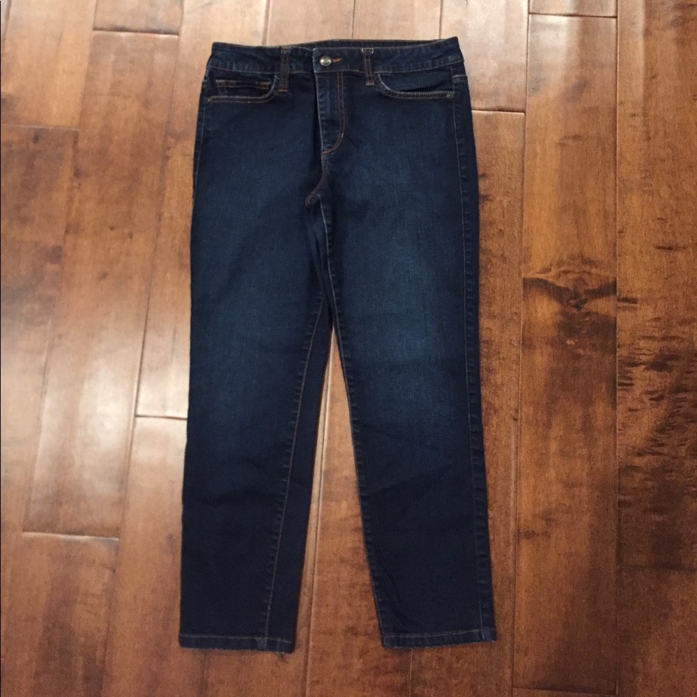 Joes dark wash icon clean Crop denim jeans size 28