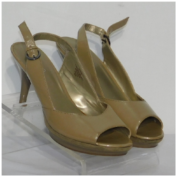 Nine & Co. Shoes - NINE & CO, 'JJKanara, Peep Toe Slingback, size 8.5