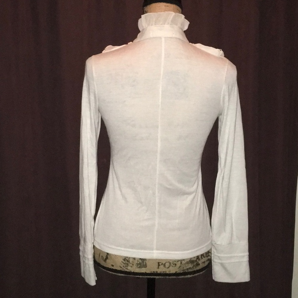Ru Jeans Ruffled Button Down Blouse - Picture 2 of 8