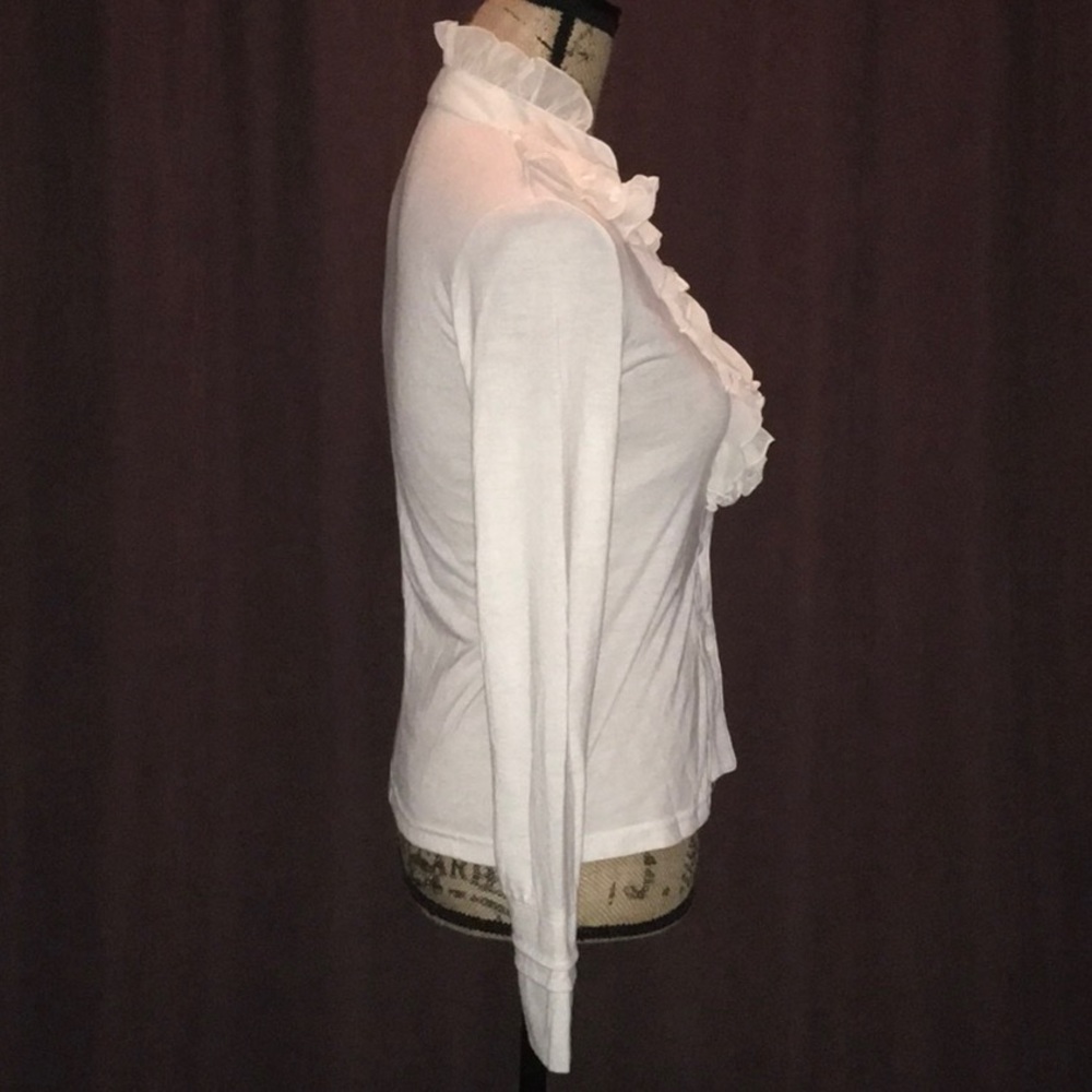 Ru Jeans Ruffled Button Down Blouse - Picture 3 of 8