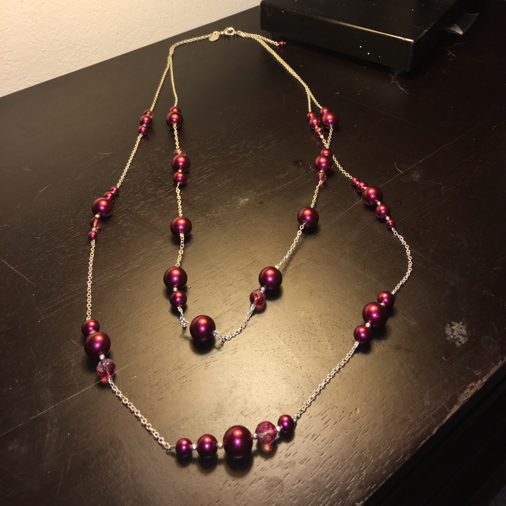 White House Black Market beaded necklace