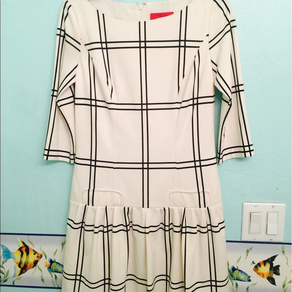 Grid Pattern Dress Size 4 - like new