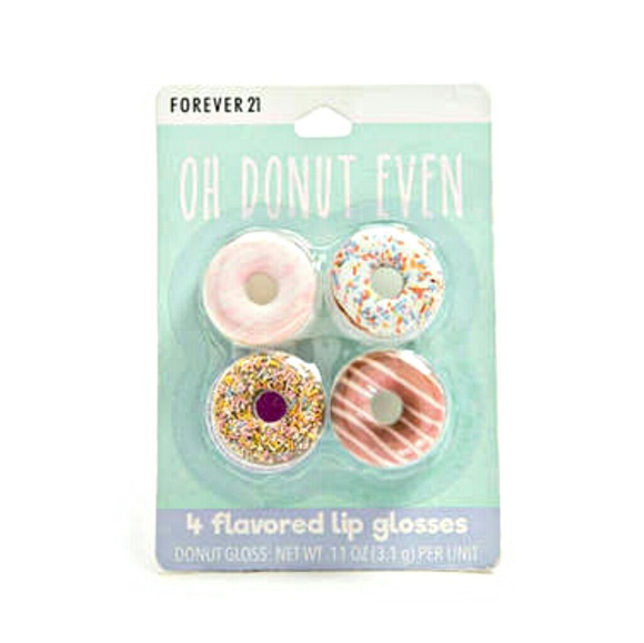 Forever 21 Other - Gifts! New Donut Lipgloss Set 4 Pack Lip Gloss