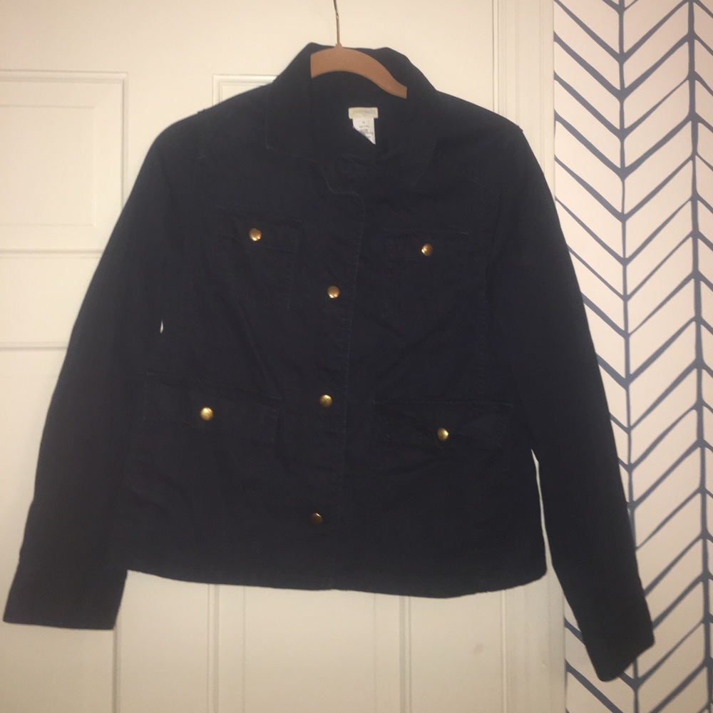 Navy blue Crewcuts utility jacket