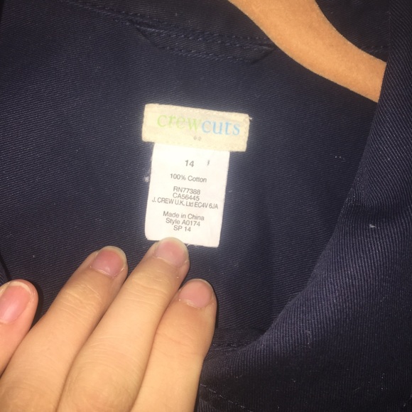 Navy blue Crewcuts utility jacket - Picture 3 of 3