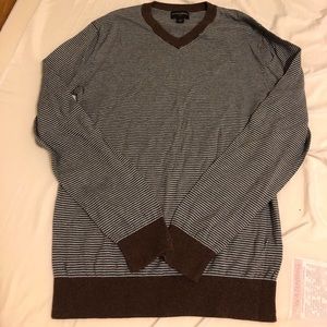 Men’s Banana Republic Stripe Sweater medium cotton