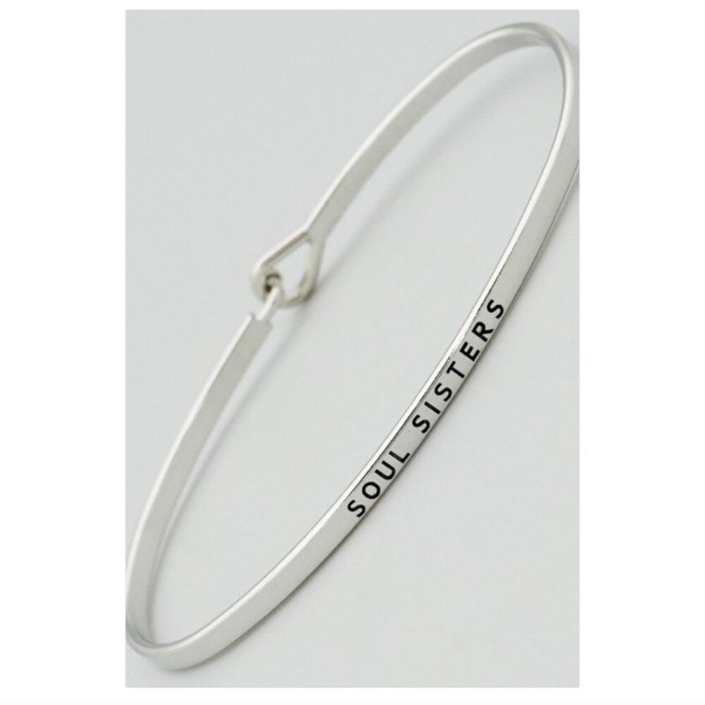 Soul Sisters Stamped Bracelet