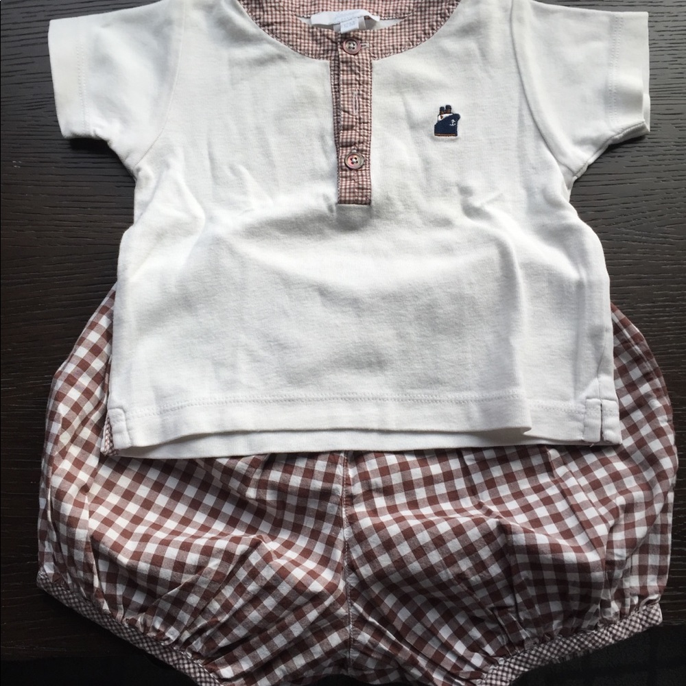 Jacadi two-piece baby outfit