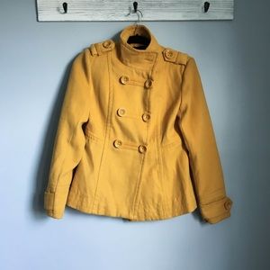 ✨  Mustard Peacoat